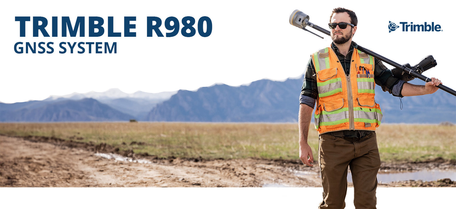 Surveyor Holding Trimble R980 - Request a Demo